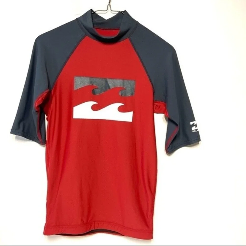 Billabong Team Wave Short Sleeve Rashguard S NWOT